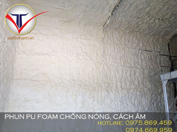 Phun pu foam cách âm